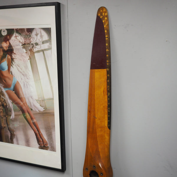 Original 72" Stone Supreme 1930's Vintage Antique Wood Wooden Airplane Propeller