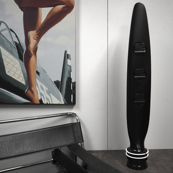 Time Zone Clock New York London Tokyo Cessna Airplane Propeller Blade Sculpture