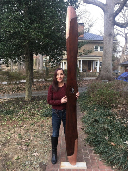 96" OX5 Curtiss JN4 Wooden Wood Airplane Propeller